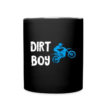 Motocross Bike Offroad Motorcycle Biker - Tasse einfarbig - Schwarz - Vorne