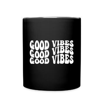 Aimer que pour vous Self Love Citation inspirante - Mug uni - noir - Devant