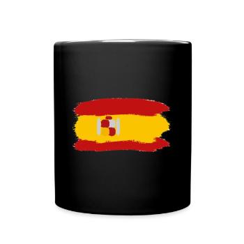 Spanien mein Land - Tasse einfarbig - Schwarz - Vorne