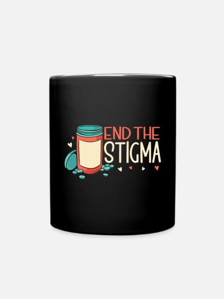 Anxiété Dépression Santé mentale - Mug uni - noir