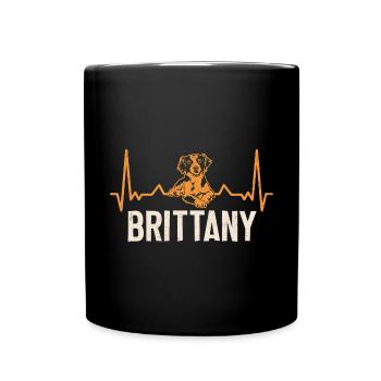 French Brittany Spaniel Epagneul Breton Gift - Full Colour Mug - black - Front