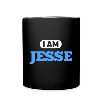 Jesse Name Saying für stolze Jesses - Tasse einfarbig - Schwarz - Vorne