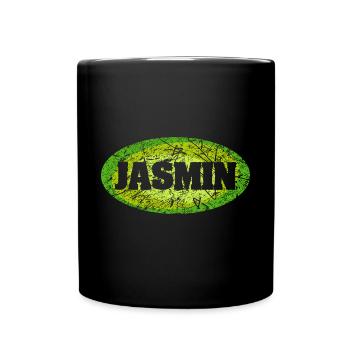 Jasmin - Tasse einfarbig - Schwarz - Vorne