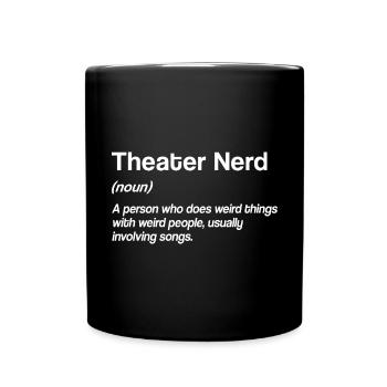 Schauspielerin Drama Broadway Musical Theater - Tasse einfarbig - Schwarz - Vorne