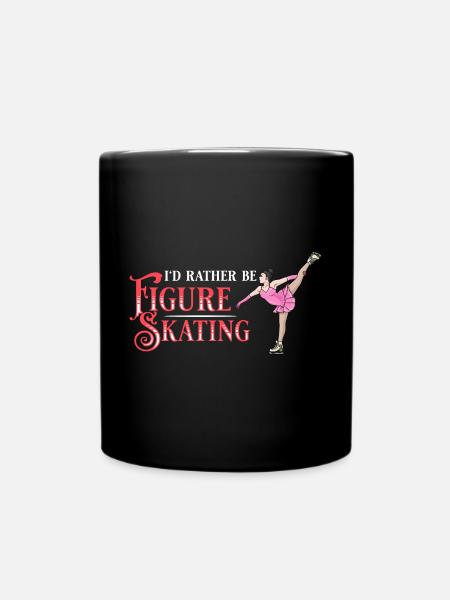 Patinage artistique Patins à glace Patinage sur glace - Mug uni - noir