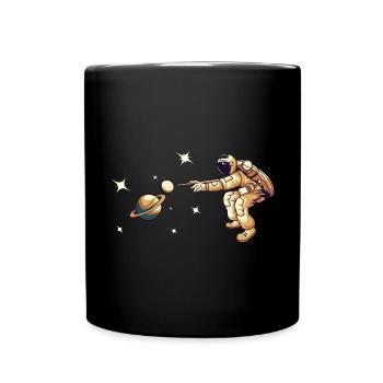 Snooker Pool Billard - Tasse einfarbig - Schwarz - Vorne