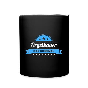 Orgelbauer Design für stolze Handwerker - Tasse einfarbig - Schwarz - Vorne