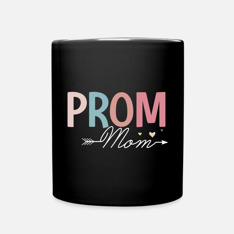 Funny Prom Squad Matching Party for mom - Full Colour Mug - black