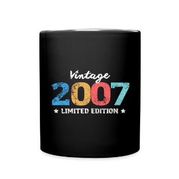 Édition Limitée 2007 Cadeau du 16e anniversaire - Mug uni - noir - Devant