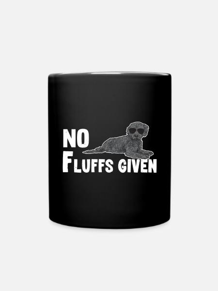 Labradoodle Hund - Tasse einfarbig - Schwarz