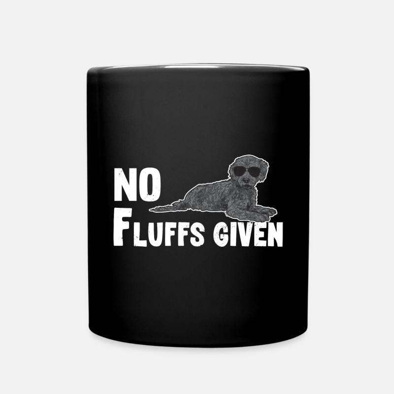 Labradoodle Hund - Tasse einfarbig - Schwarz