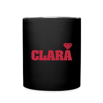 Gift idea Clara - Full Colour Mug - black - Front