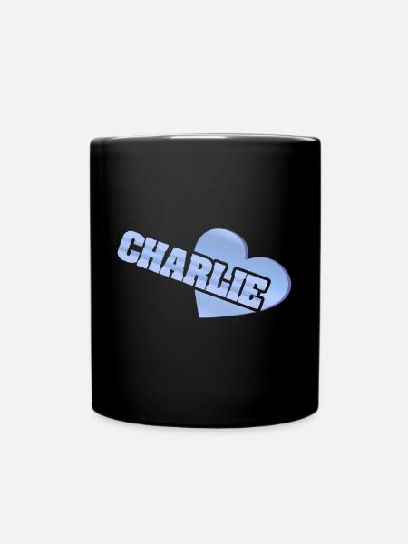 J’adore Charlie - Mug uni - noir