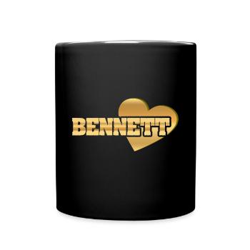 Liebe Love Gold Bennett - Full Colour Mug - black - Front