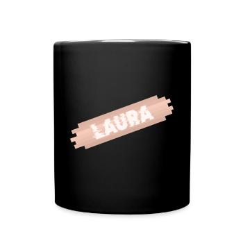 Cadeau pour Laura - Mug uni - noir - Devant