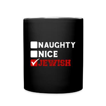 Hanoukka Hanoukka Hanoukka - Mug uni - noir - Devant