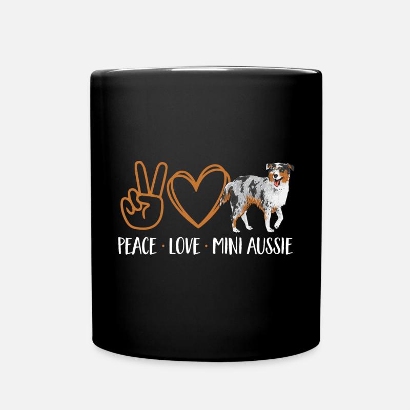 Berger australien miniature - Mug uni - noir