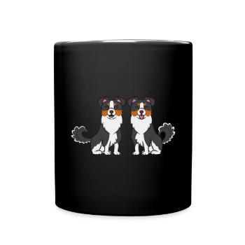 Berger australien miniature - Mug uni - noir - Devant