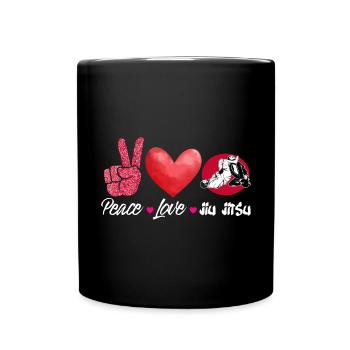Brazilian Jiu Jitsu MMA Bjj Hugger - Tasse einfarbig - Schwarz - Vorne