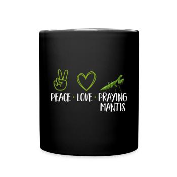 Mante religieuse, collectionneur d’insectes, entomologiste - Mug uni - noir - Devant