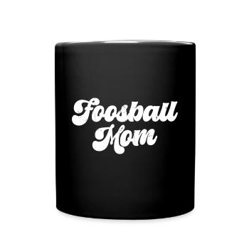 Baby-foot Maman Joueuse de baby-foot - Mug uni - noir - Devant