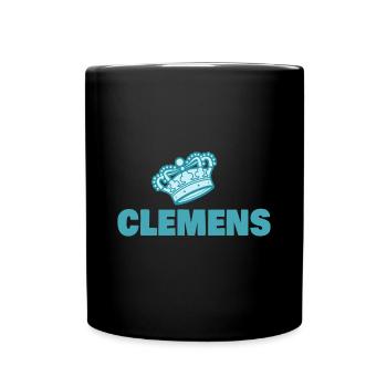 First name Clemens - Full Colour Mug - black - Front