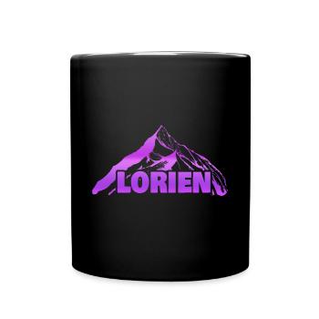 Berg Lorien - Tasse einfarbig - Schwarz - Vorne