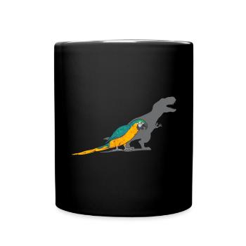 Yellow-breasted Macaw Parrot Blue And Yellow Macaw - Full Colour Mug - black - Front