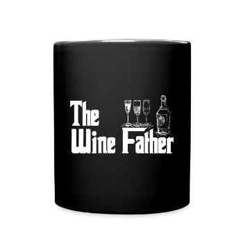 Winzer Wein Spruch für Weinliebhaber - Tasse einfarbig - Schwarz - Vorne