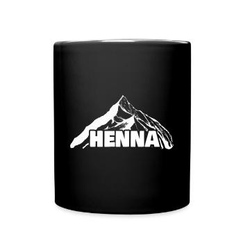 Berg Henna - Tasse einfarbig - Schwarz - Vorne