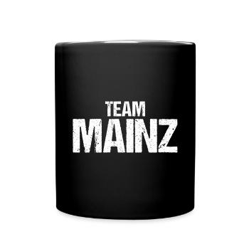 Team Mainz - Tasse einfarbig - Schwarz - Vorne