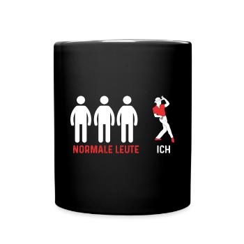 Jazz Tänzer - Tasse einfarbig - Schwarz - Vorne