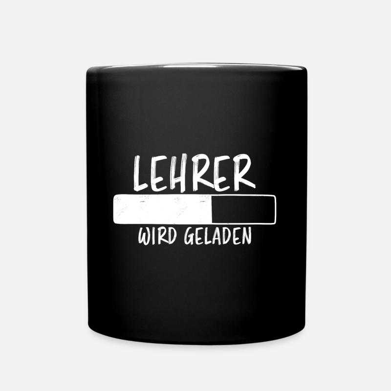 Lehrer Spruch Unterricht Lustiges Lehrer Geschenk - Tasse einfarbig - Schwarz