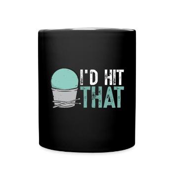 Cardio Drumming Gym Fitness Class Workout - Full Colour Mug - black - Front