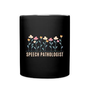 Speech Pathologist - Full Colour Mug - black - Front
