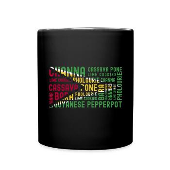 Guyana Flag Guyanese Guyana - Full Colour Mug - black - Front