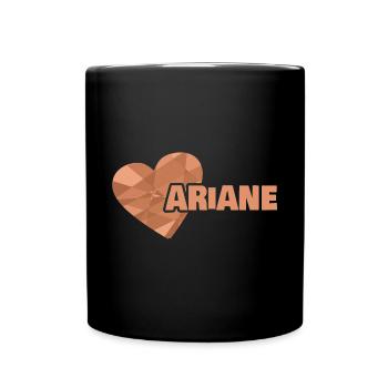 Ariane - Tasse einfarbig - Schwarz - Vorne