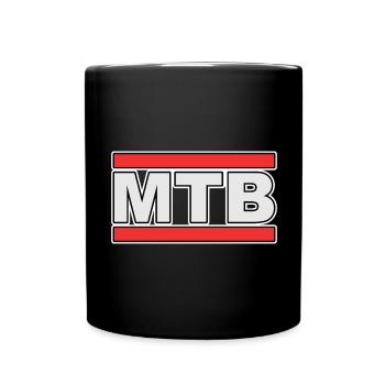 MTB Mountainbike #MTB - Tasse einfarbig - Schwarz - Vorne