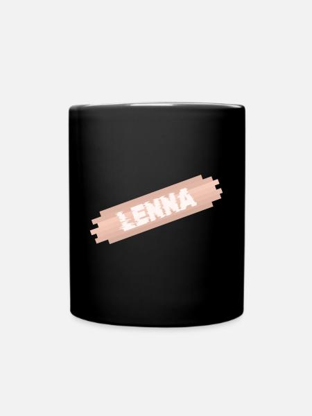 Lenna - Mug uni - noir