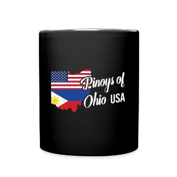 Filipinos of Ohio Design für stolze Fil-Ams - Tasse einfarbig - Schwarz - Vorne