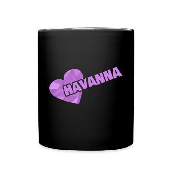 Couronne La Havane - Mug uni - noir - Devant