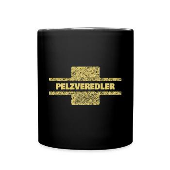 Geschenk für Pelzveredler - Tasse einfarbig - Schwarz - Vorne
