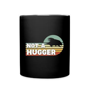 Pas un Hugger Porcupine Nature Lover Rod - Mug uni - noir - Devant
