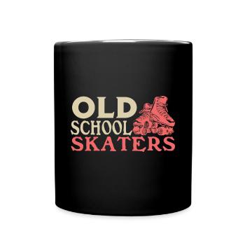 Talk Derby To Me Roller Derby Patins à roulettes - Mug uni - noir - Devant