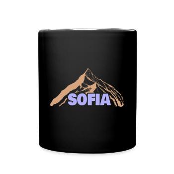 Sofia as a gift idea - Full Colour Mug - black - Front