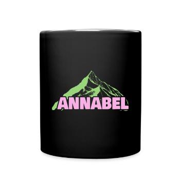 Bergsteigen Annabel - Tasse einfarbig - Schwarz - Vorne