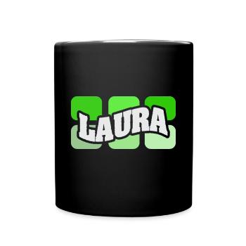 Cadeau pour Laura - Mug uni - noir - Devant