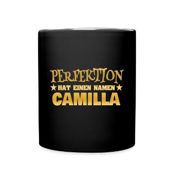 Woman's name Camilla - Full Colour Mug - black - Front
