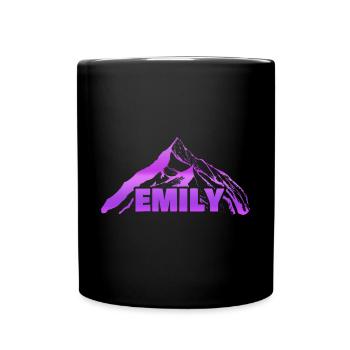Emily - Tasse einfarbig - Schwarz - Vorne