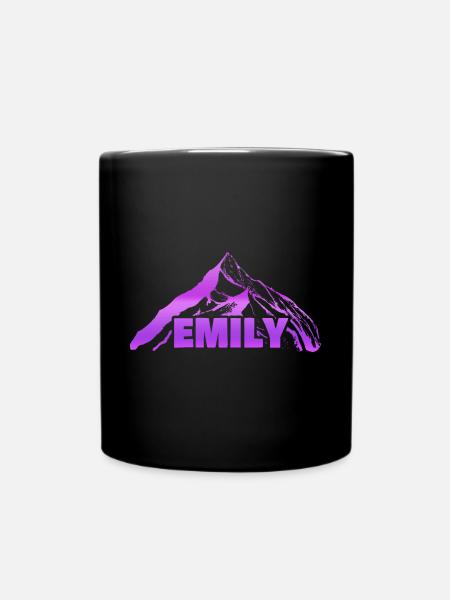 Emily - Tasse einfarbig - Schwarz